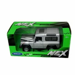 1:24 Modell Land Rover Defender 90 - Welly -Auto Verkäufe 2023 80199.22498SILVER