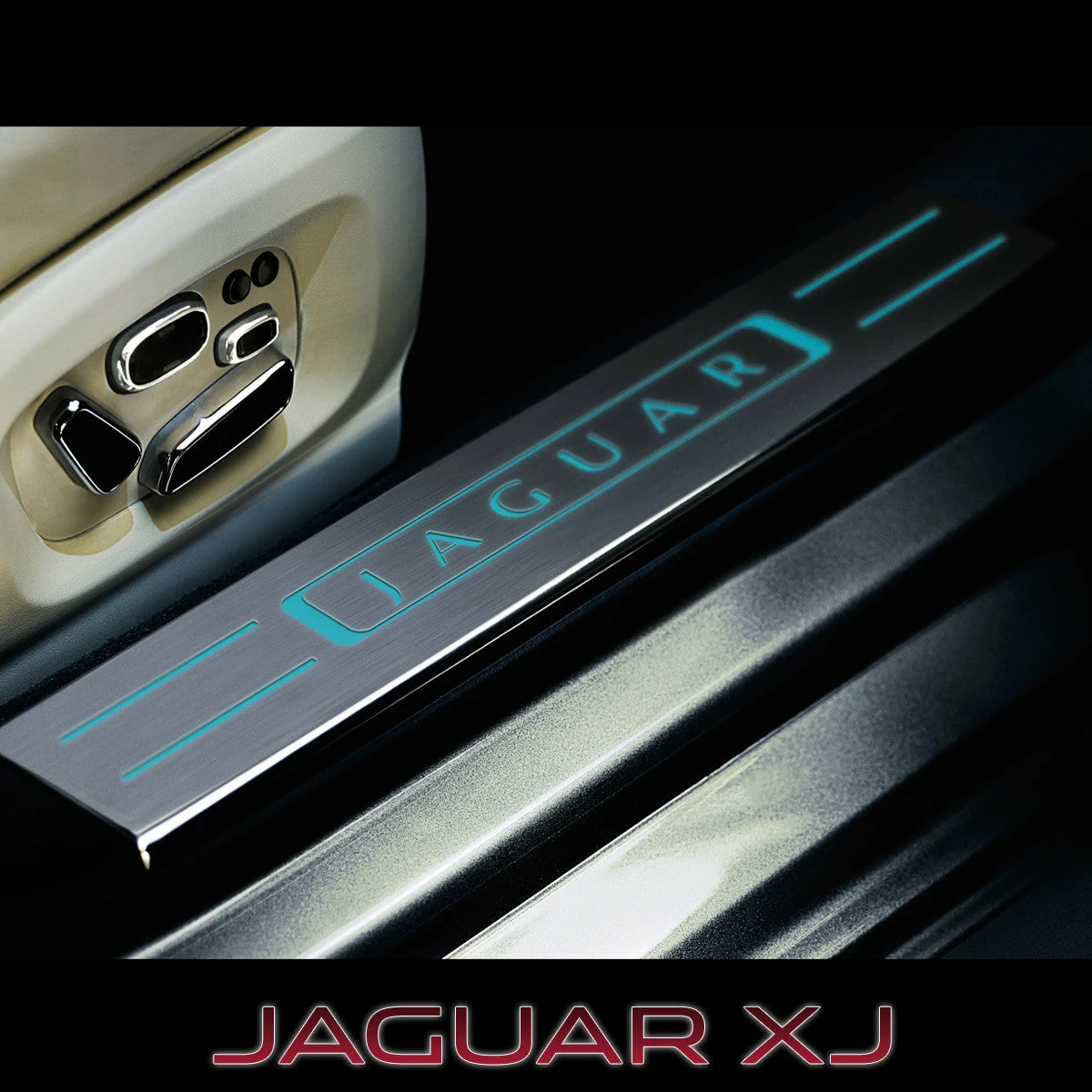 Beleuchtete Einstiegsleisten, Hinten Links - Jaguar XJ 3 Beleuchtete Einstiegsleisten, Hinten Links - Jaguar XJ