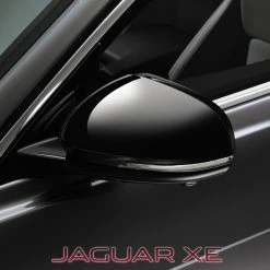 Jaguar Spiegelkappen Schwarz Glänzend