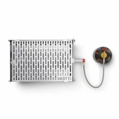 Skotti Grill 2.0 Inkl. Tragetasche U. Fettauffangschale -Auto Verkäufe 2023 Oben mit Gas