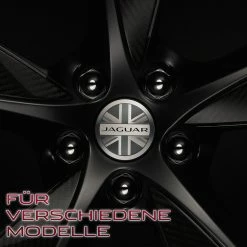 Jaguar Radnaben-Emblem "Union Jack"