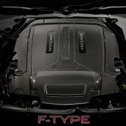 Jaguar Carbon Motorabdeckung - F-Type
