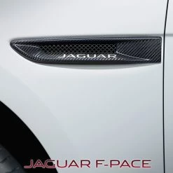 Jaguar Seitliche Luftauslässe - Karbon