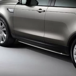 Hochglanzpolierte Edelstahl Schwellerrohre -Discovery 5