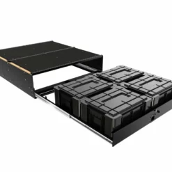 Wolf Pack Schubladenauszug / Inkl. 6 Wolf Packs - Von Front Runner -Auto Verkäufe 2023 universal removable box drawer kit single height double width 1252mm long by front runner SSWO008 3